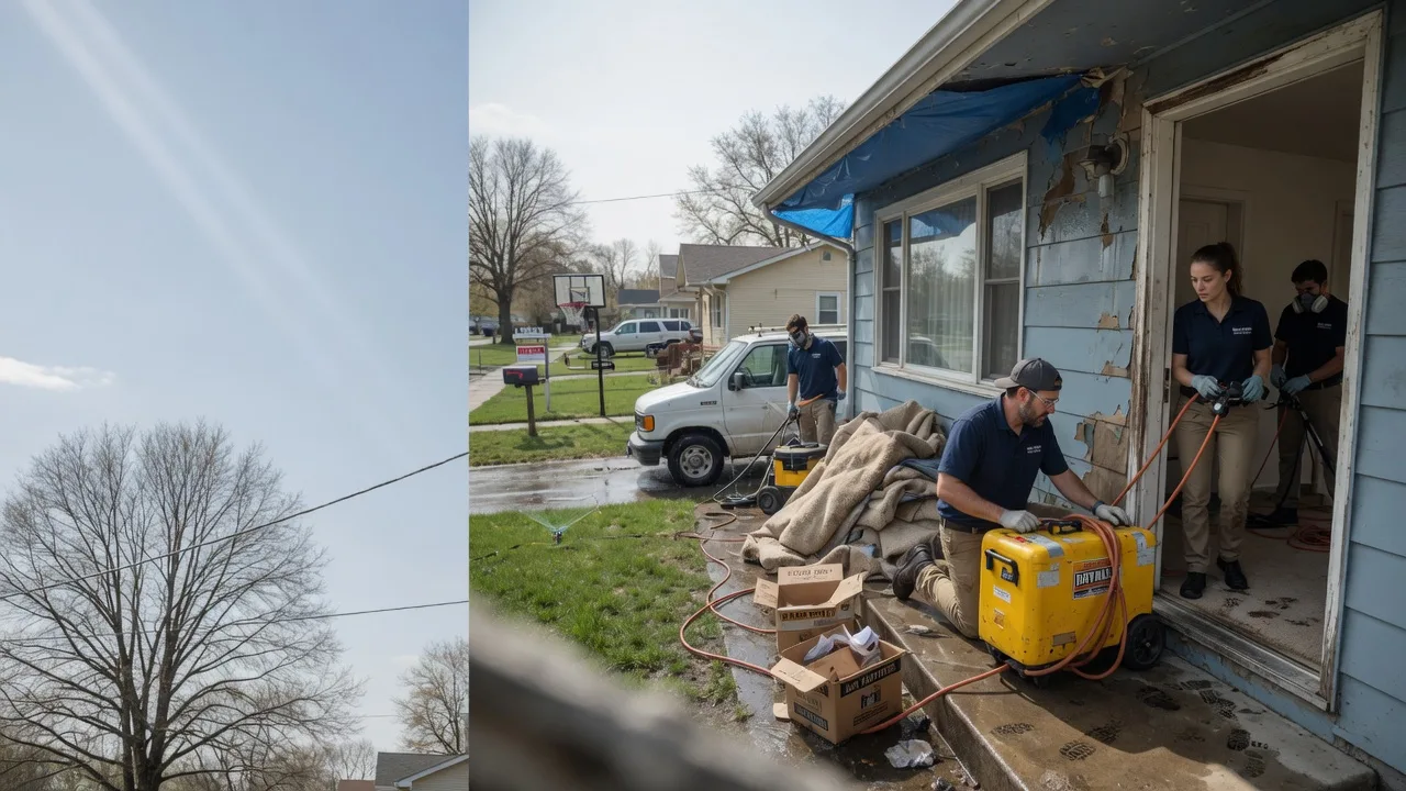 Basement Flood Cleanup in Burton, OH near me